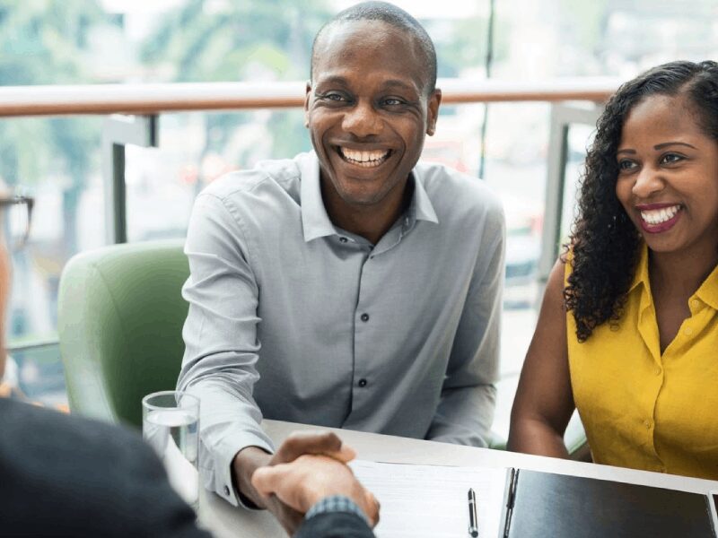 Happy and Smiling Young Colleagues